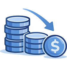 Lower Costs Icon