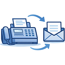 Modern Faxing Icon